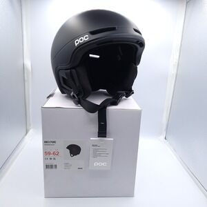 POC Obex Pure Ski Helmet Size XL XXL 59-62 Uranium Black Ski Snowboard